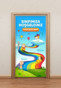 Gökkuşağı Sınıfı Kapı Giydirme