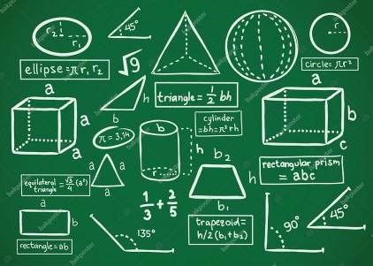 Hacim Formülleri Matematik Posteri