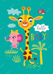 Hello Baby İngilizce Poster