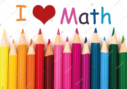 I Love Math İngilizce Poster