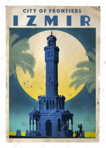 İzmir Saat Kulesi Poster