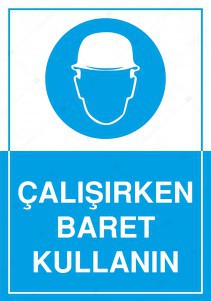 Kafa Koruma Çalışırken Baret Kullanın