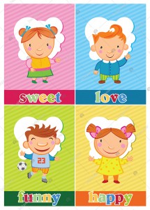 Kids Card İngilizce Poster