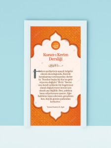Kuranı Kerim Dersliği Kapı Giydirme