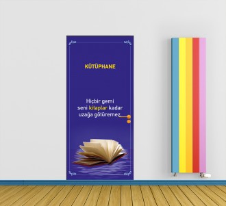 Kütüphane Kapı Giydirme
