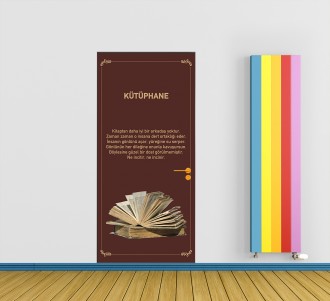 Kütüphane Kapı Giydirme
