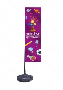 L Tipi (75x250cm) Yelken Bayrak