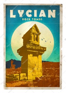 Likya Kaya Mezarları Poster
