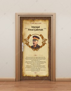 Mareşal Fevzi Çakmak Kapı Giydirme