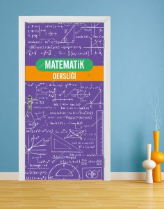 Matematik Dersliği Kapı Giydirme