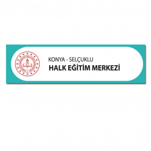 Mesleki Eğitim Tabelası