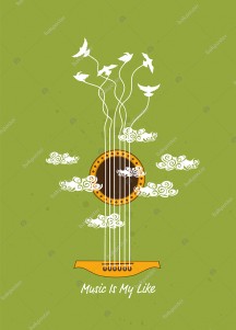 Music is My Like İngilizce Poster
