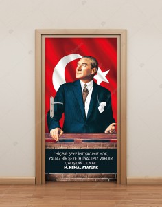 Mustafa Kemal Atatürk Kapı Giydirme