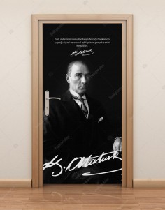 Mustafa Kemal Atatürk Kapı Giydirme