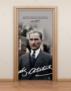 Mustafa Kemal Atatürk Kapı Giydirme
