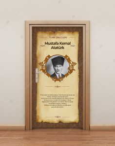 Mustafa Kemal Atatürk Kapı Giydirme