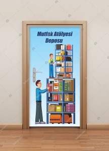 Mutfak Atölyesi Deposu Kapı Giydirme