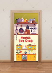 Mutfak Çay Ocağı Kapı Giydirme