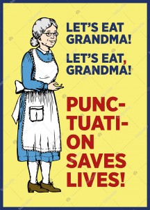 Punctuation Saves Lives