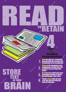 Read To Retain İngilizce Poster