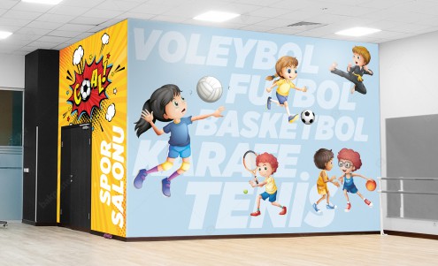 Spor Salonu Duvar Kağıdı