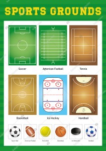 Sports Grounds İngilizce Poster