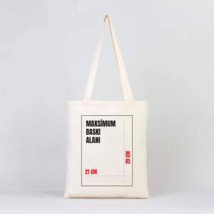 Tek Taraf Baskılı Omuz Çantası 35x40 cm ( 10 Adet) / Promosyon