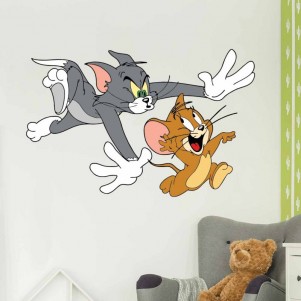 Tom ve Jerry Özel Kesim Etiket