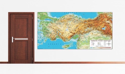 Türkiye Fiziki Harita