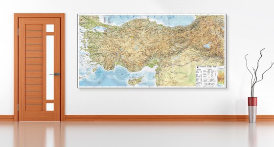 Türkiye Fiziki Harita