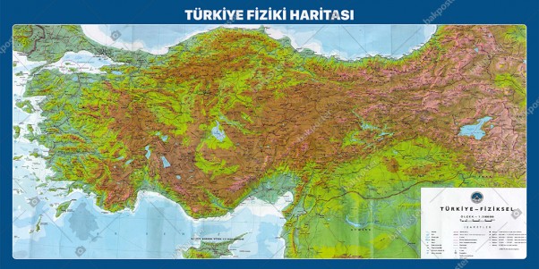 Türkiye Fiziki Haritası