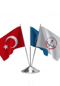 Türk Bayrağı Türk Devletleri Bayrak (Üçlü) Masa Bayrak