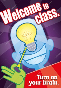 Welcome To Class İngilizce Poster