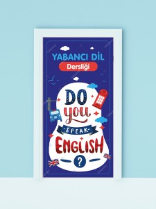 Yabancı Dil Dersliği Kapı Giydirme