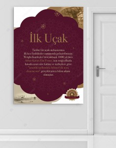 İcatlar ve Keşifler İlk Uçak Poster